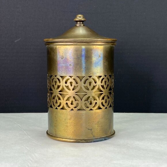 Vintage Bradley Hubbard Humidor Tobacco Jar - Picture 4 of 12